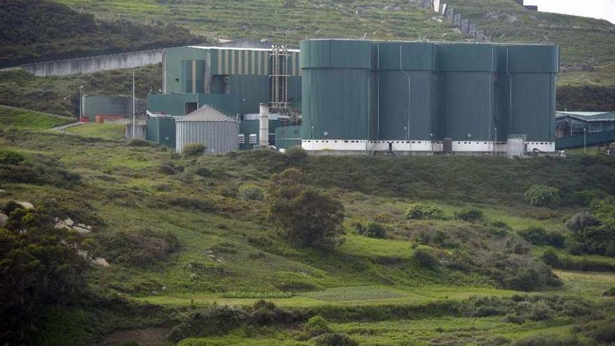 Vista de las instalaciones de la planta de Nostián, donde trata la basura el Consorcio.