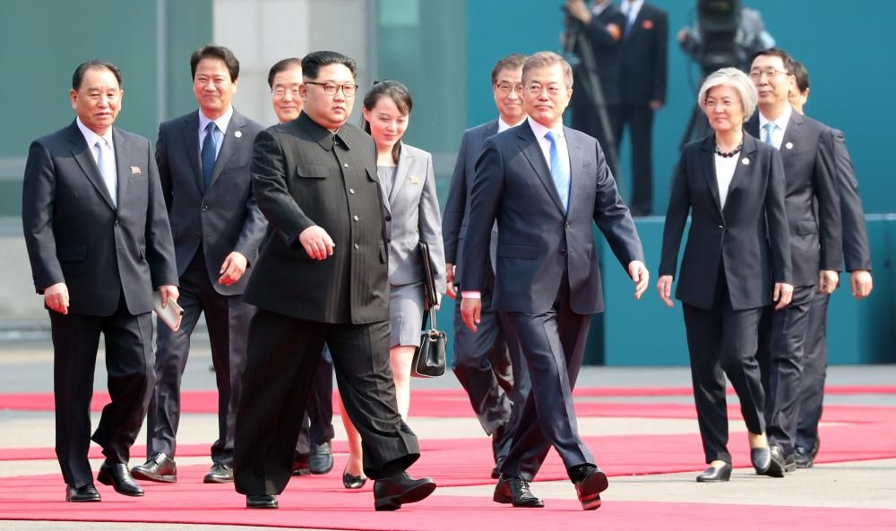 Encuentro entre Kim Jong-un y Moon Jae-in