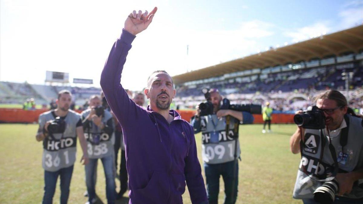 Ribéry es feliz en la Fiorentina