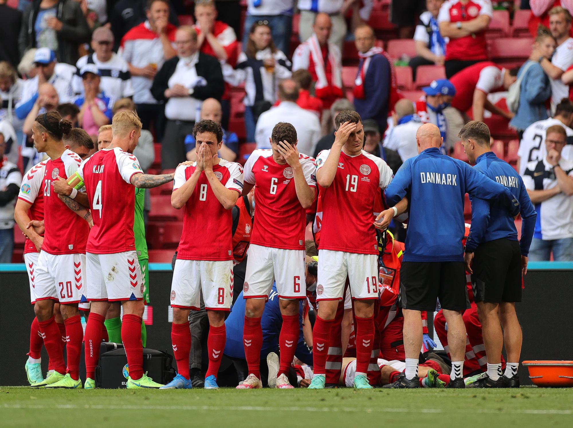 Conmoción en la Eurocopa: así se ha Dinamarca-Finlandia tras el desvanecimiento de Eriksen