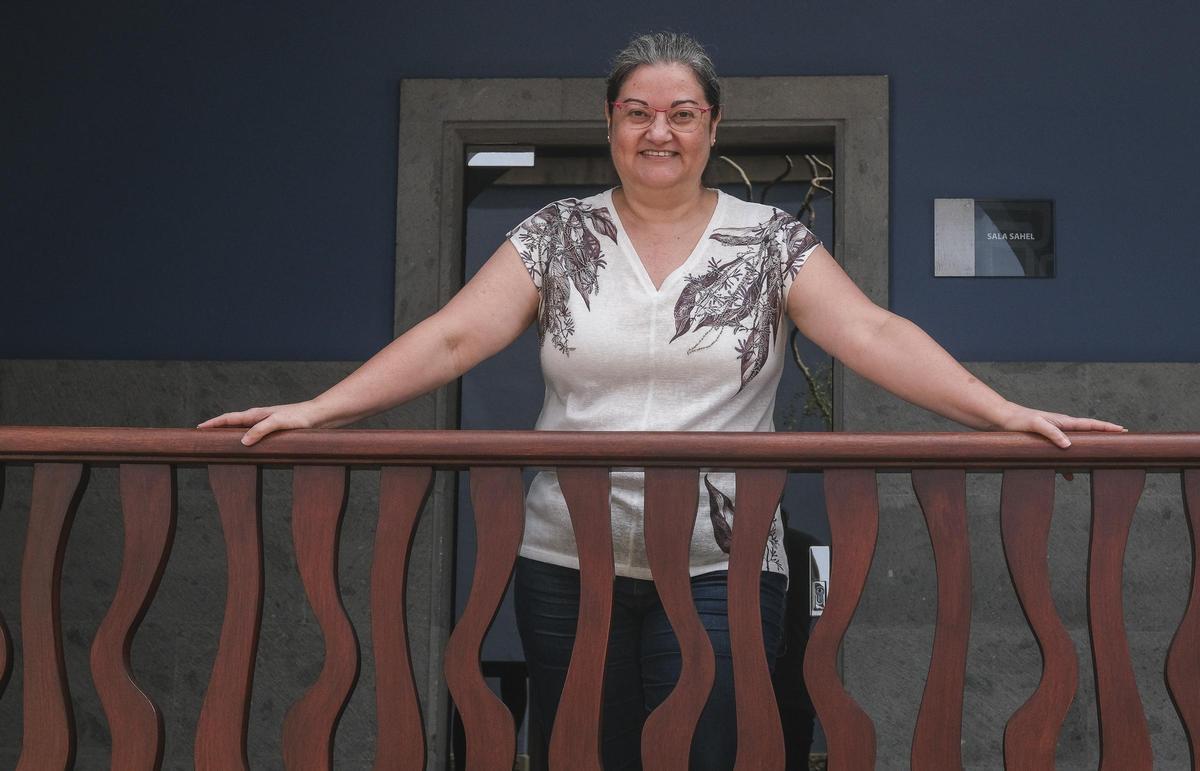 Isabel Saavedra Robaina, en Casa África