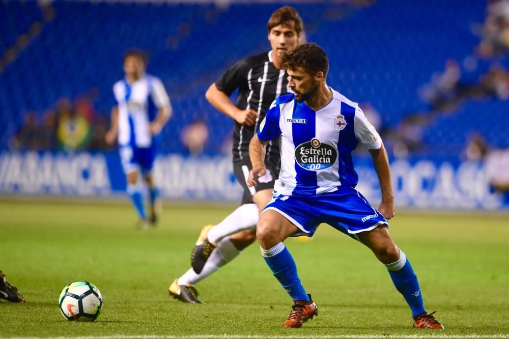 El Dépor golea al Corinthians en Riazor