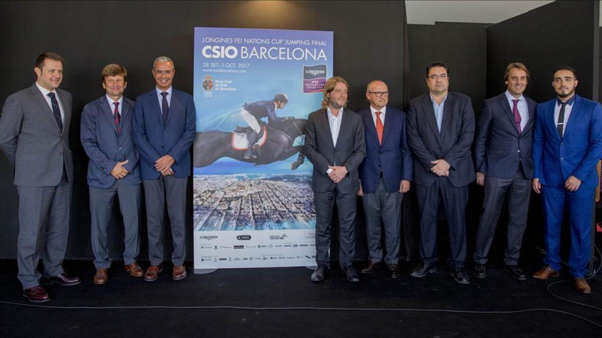 El acto de presentación del 106 CSIO Barcelona