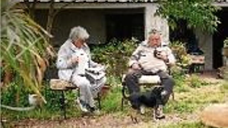 Pepe Mujica i Lucía Topolansky, a la granja.