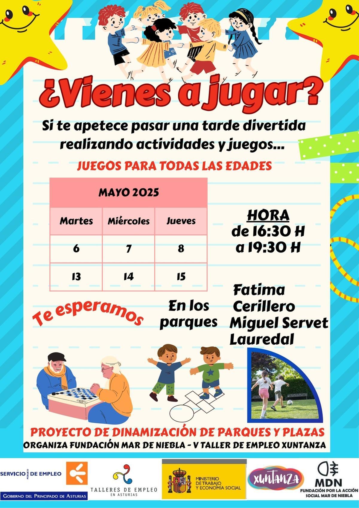 El cartel anunciador del proyecto.