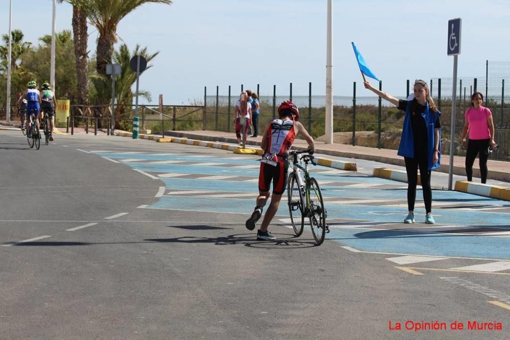 Final de triatlón de Deporte en Edad Escolar