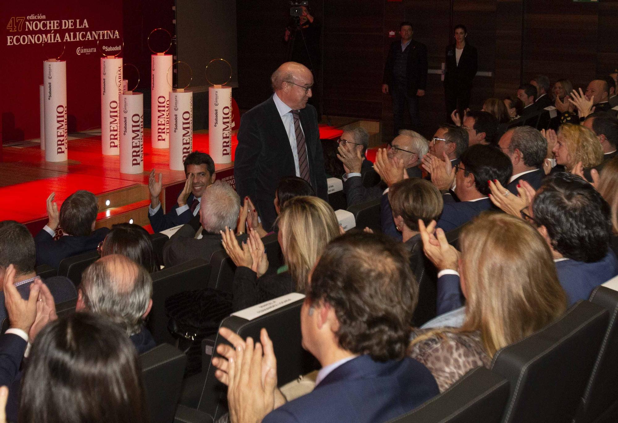 Reconocimiento a Juan Riera y José Luis Gisbert en la Noche de la Economía