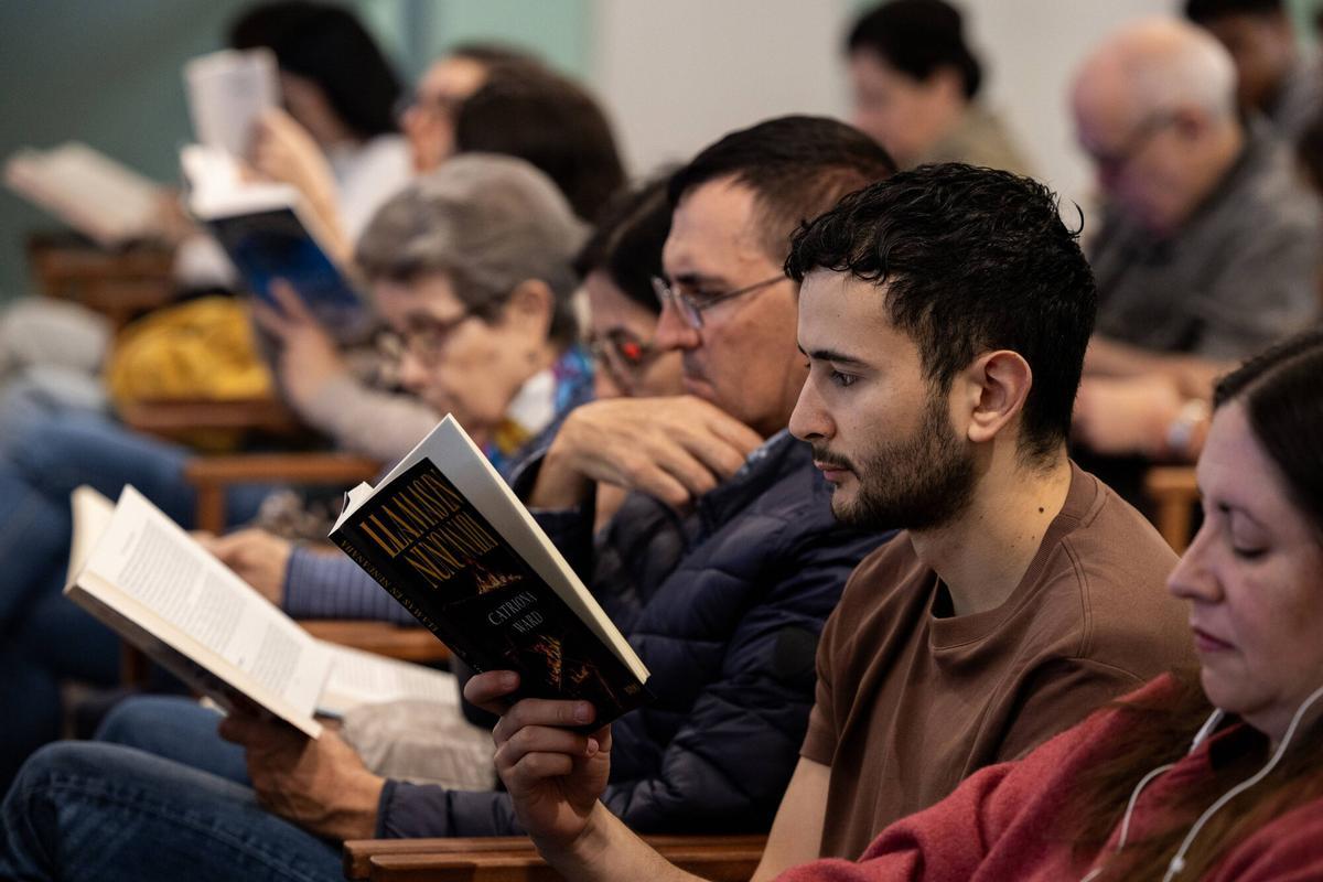 Fiesta de la Lectura en la Antigua Fabrica Damm de Barcelona