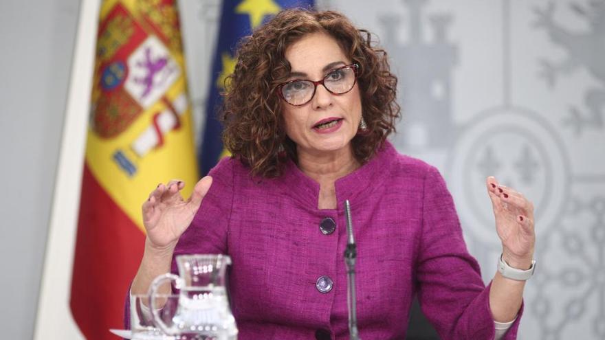María Jesús Montero, ministra de Hacienda. // Marta Fernández Jara