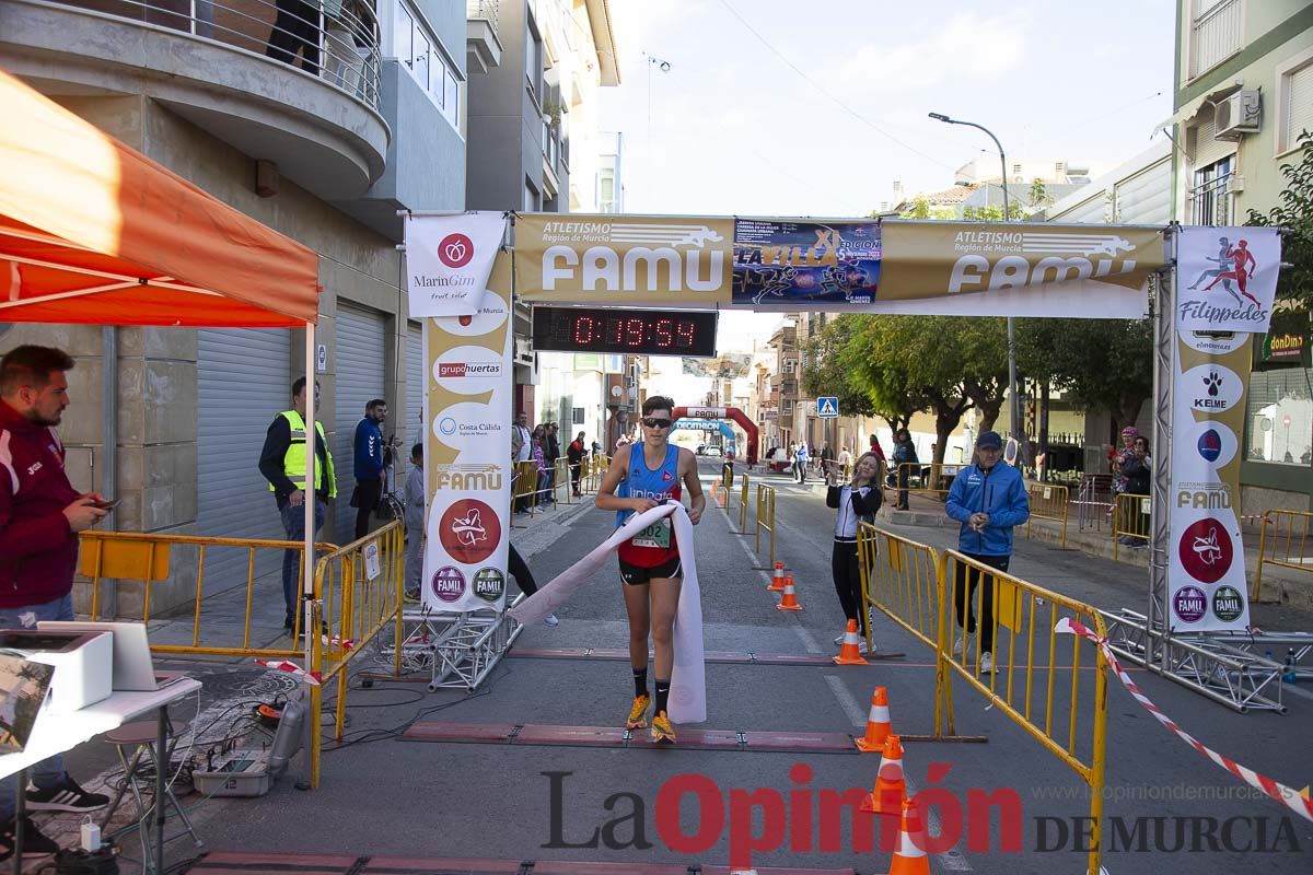 XI edición de la Carrera Urbana y Carrera de la Mujer La Villa de Moratalla, Gran Premio ‘Marín Giménez’