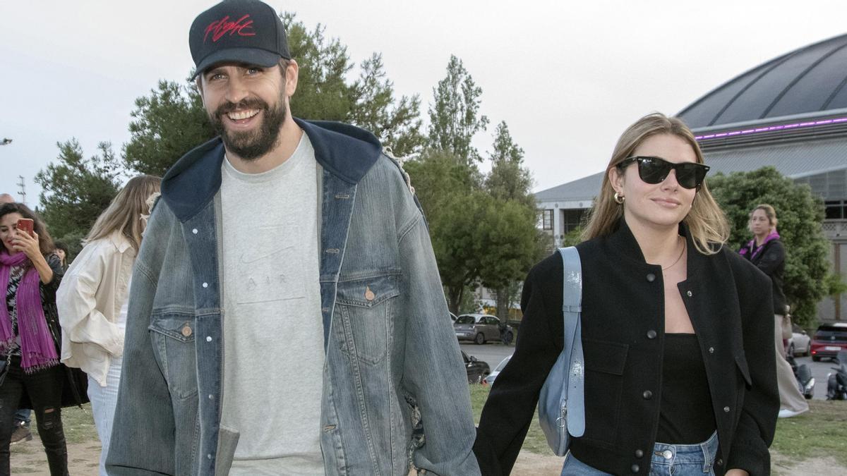 Gerard Piqué y Clara Chía, en una imagen de archivo.