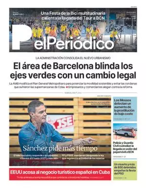 La portada de EL PERIÓDICO del 1 de junio de 2026