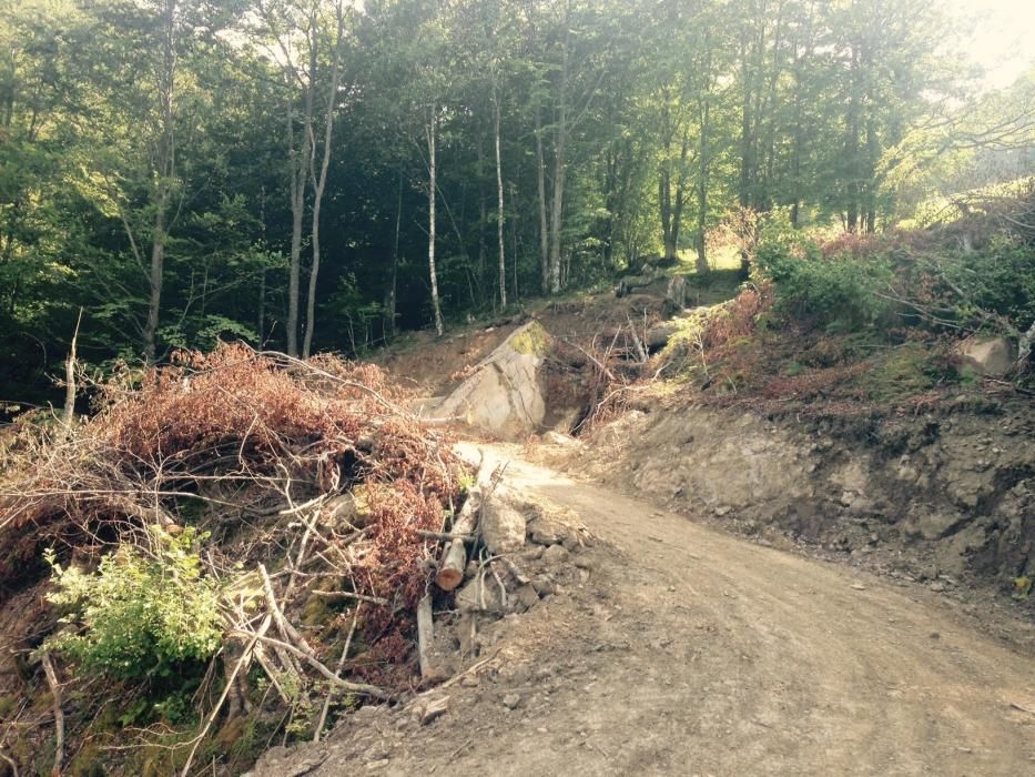 Estado de la pista, tras las obras.