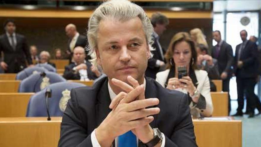 Fotografía de Geert Wilders, líder del partido xenófobo PVV.