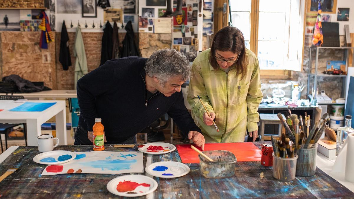 Sesión de entrenamiento artístico del Gimnàs de les Arts.