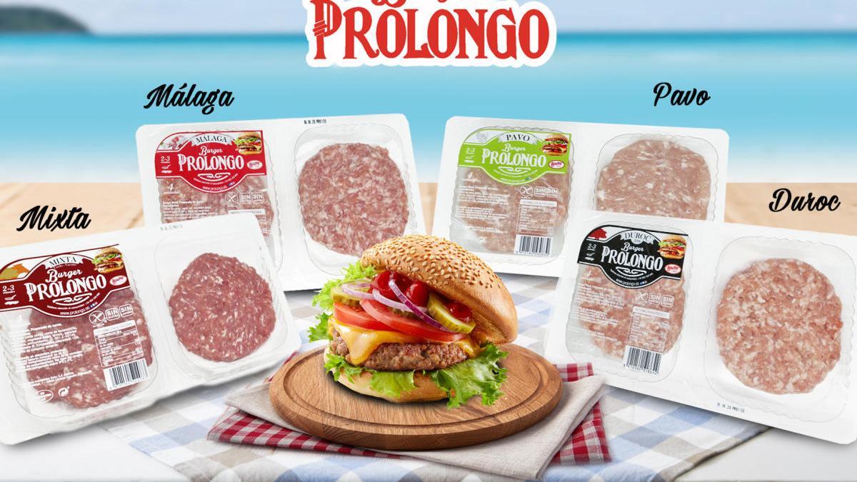 Prolongo lanza cuatro tipos de hamburguesas, una de salchichón de Málaga