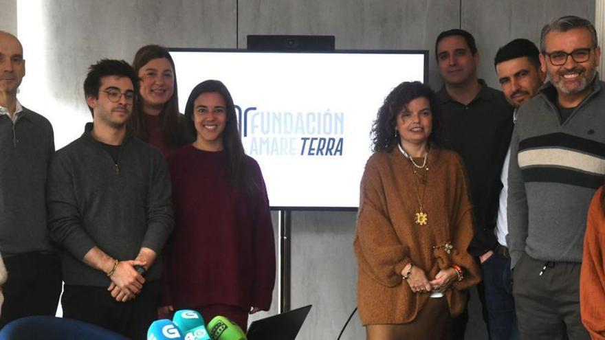 Patronos de la Fundación Amare Terra, ayer. | Carlos Pardellas