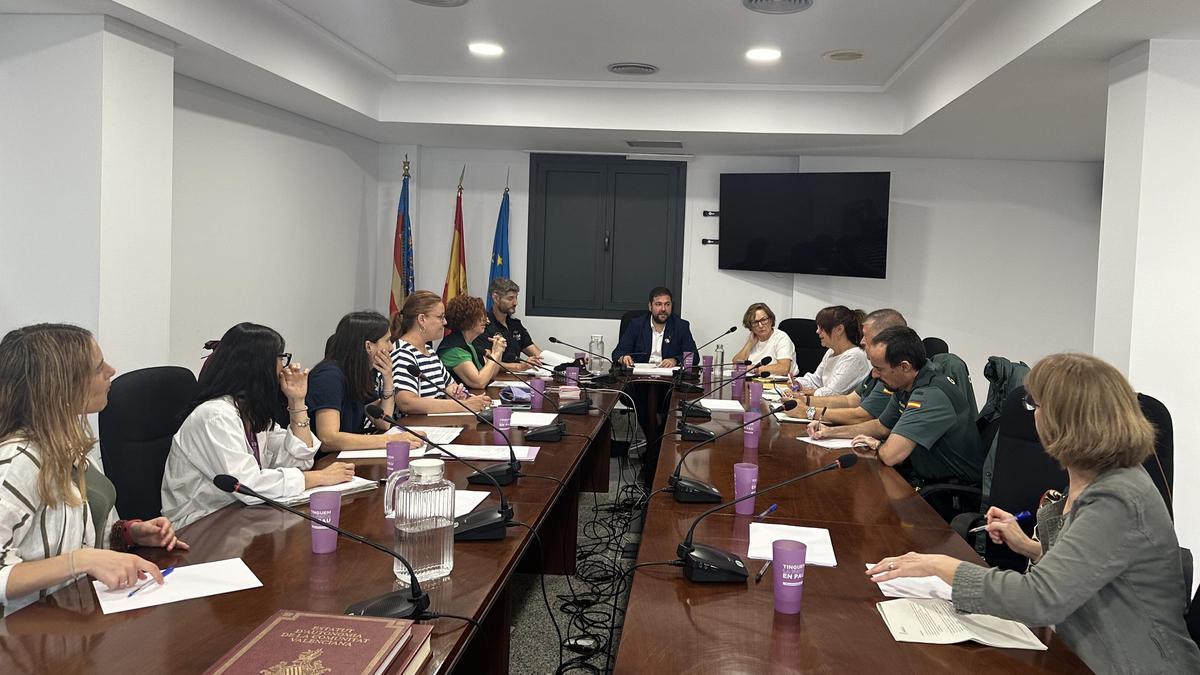 Mesa de coordinación sobre violencia de género en Rafelbunyol.