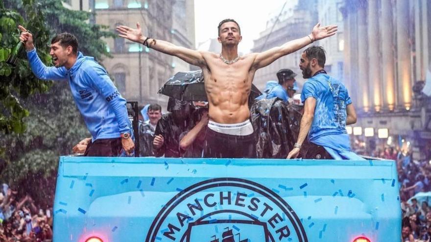 La eterna fiesta de Jack Grealish en la victoria de la Champions League del Manchester City