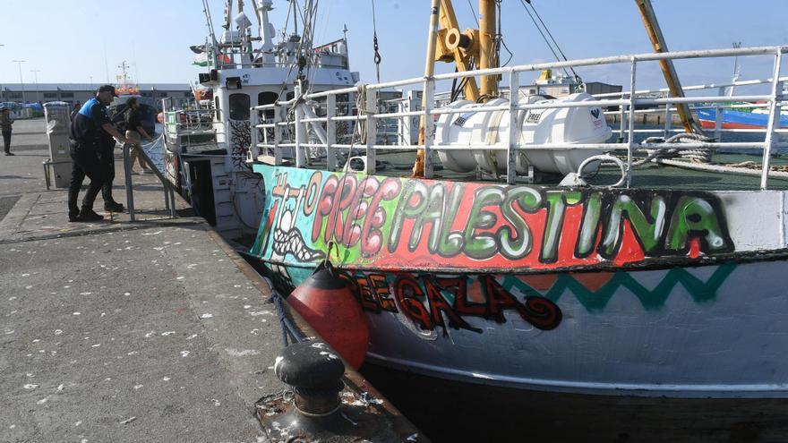 La &#039;Flotilla de la Libertad&#039; llega a A Coruña