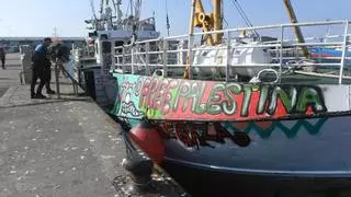 La ‘Flotilla de la Libertad’ llega a A Coruña entre muestras de solidaridad y contra el “genocidio” en Gaza