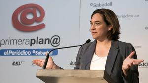 Ada Colau asiste a Primera Plan@: Maragall ha abierto la puerta a pactar con la derecha.