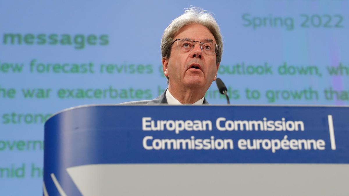 El comisario de Economía de la UE, Paolo Gentiloni.