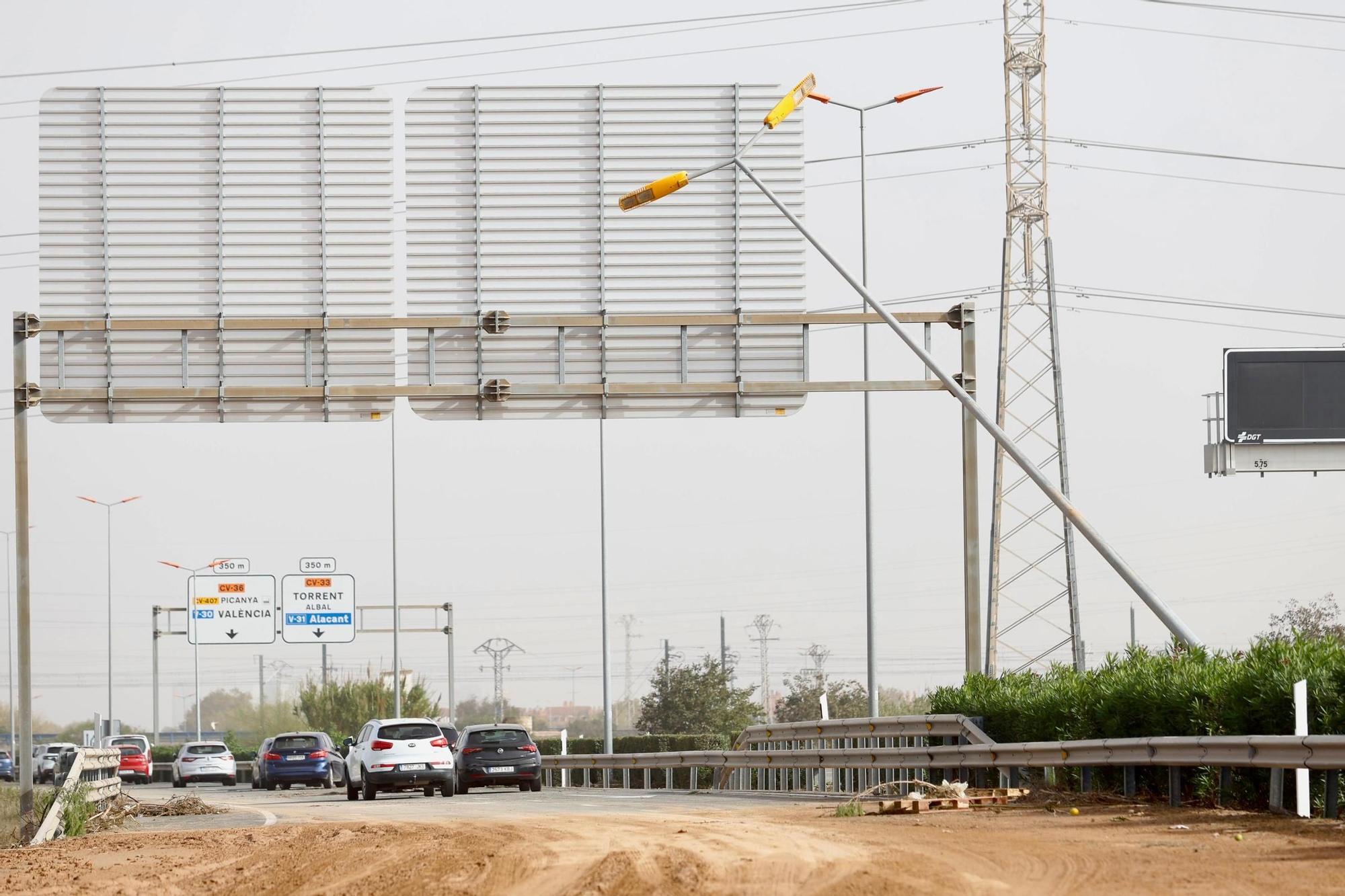 El devastador efecto de la DANA, en imágenes