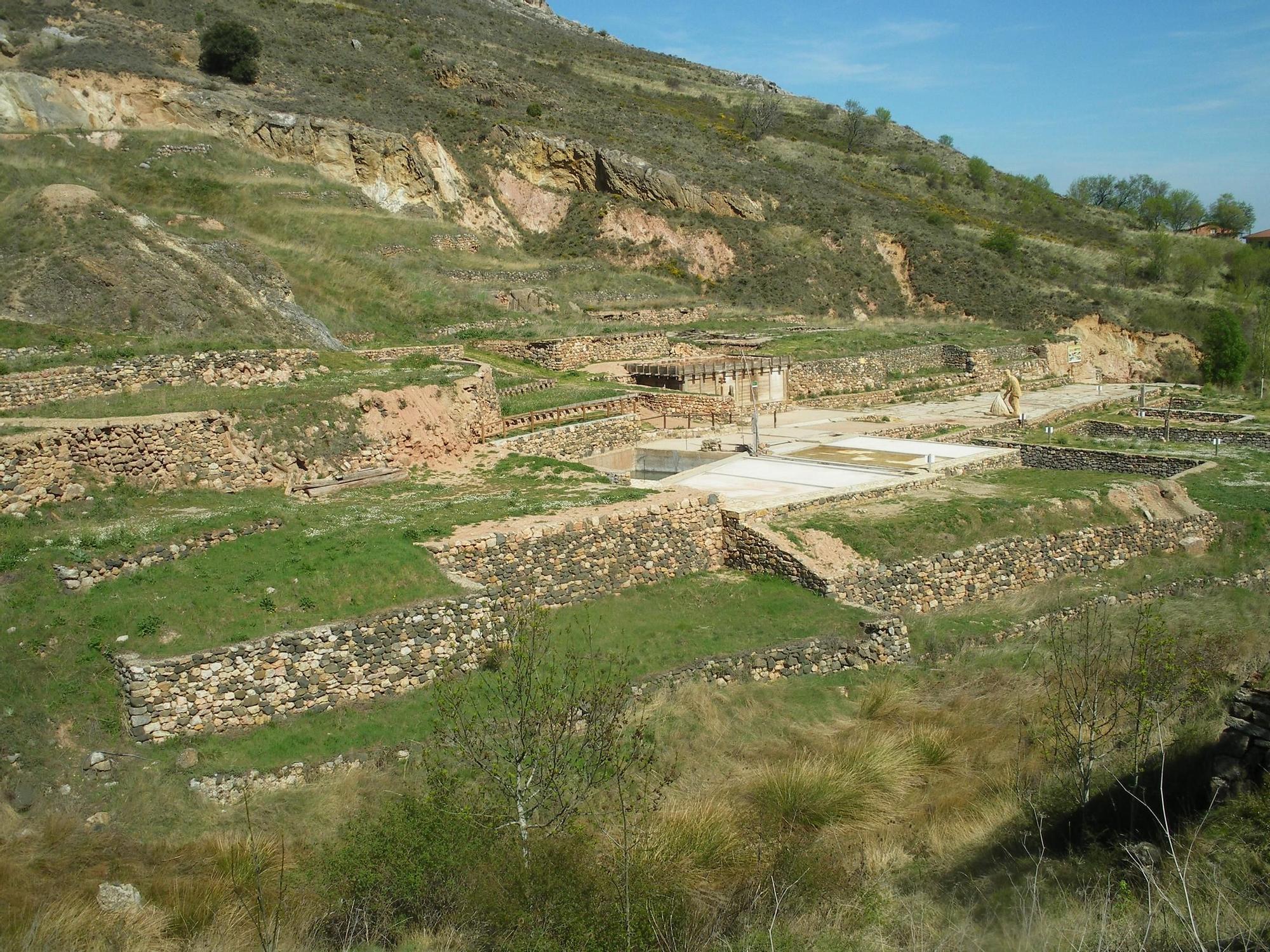 Así son las salinas en Poza de la Sal, Burgos