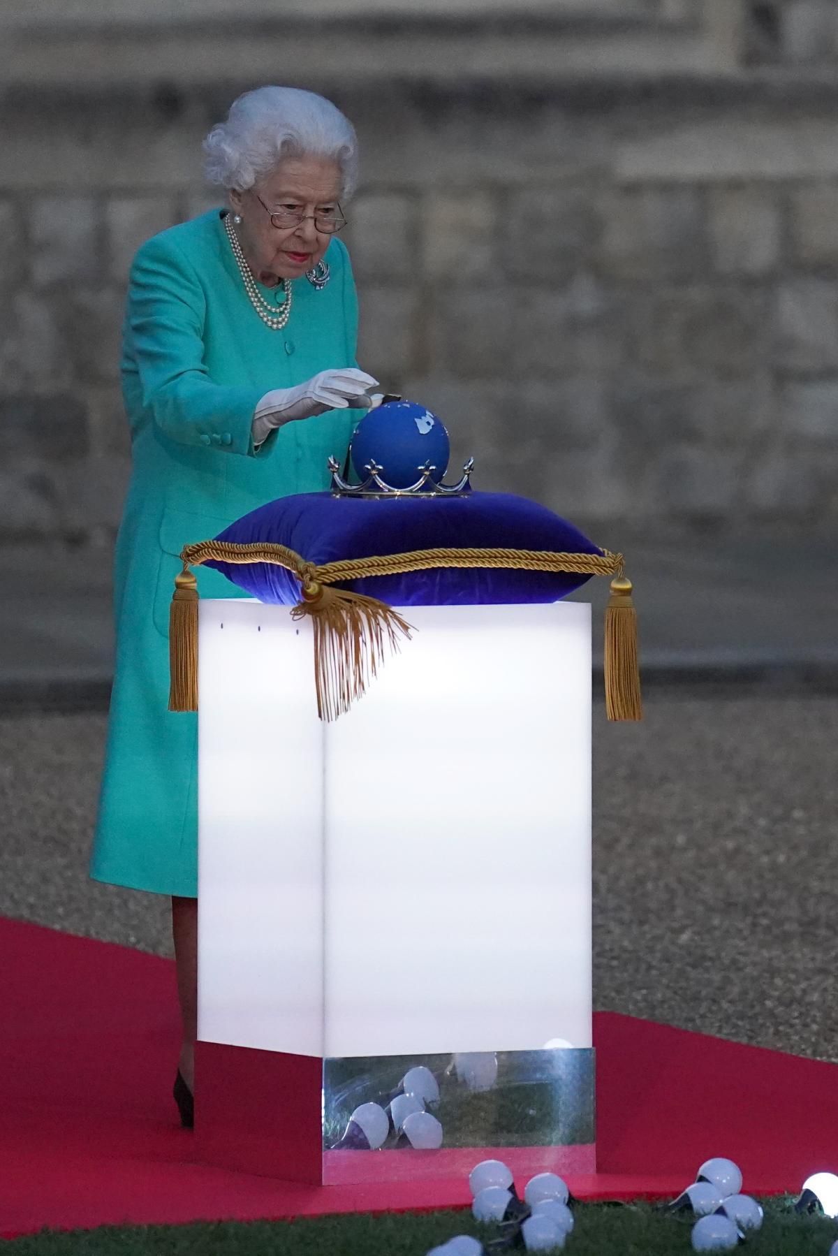 El encendido de su 70 aniversario de reinado