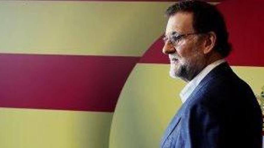 Mariano Rajoy, diumenge a Barcelona