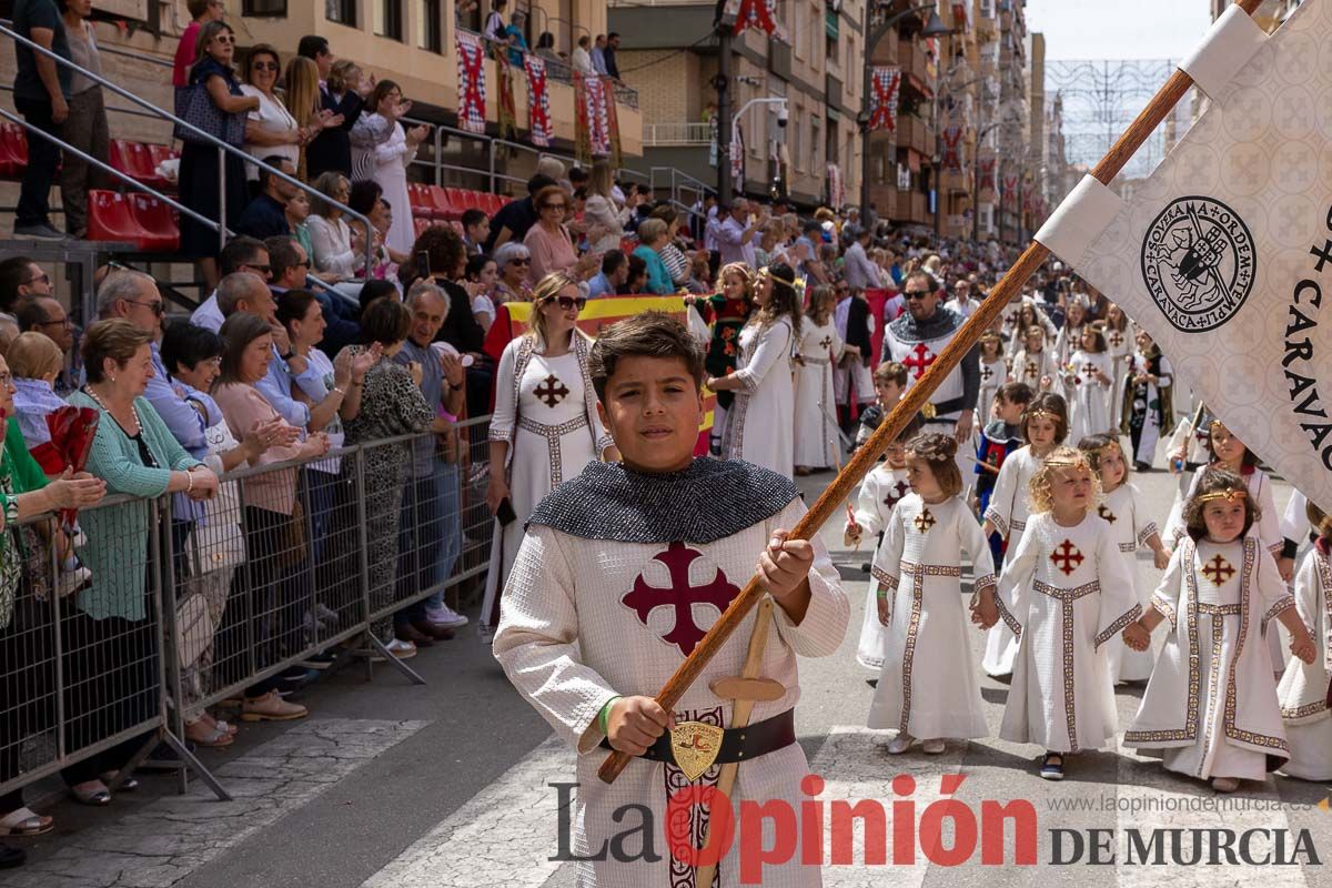 Desfile infantil del Bando Cristiano en las Fiestas de Caravaca