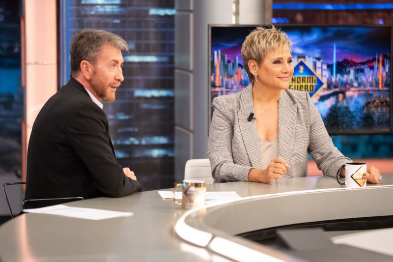 Gloria Serra en 'El Hormiguero' junto a Pablo Motos