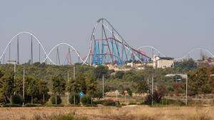 Vista de las instalaciones de Port Aventura.