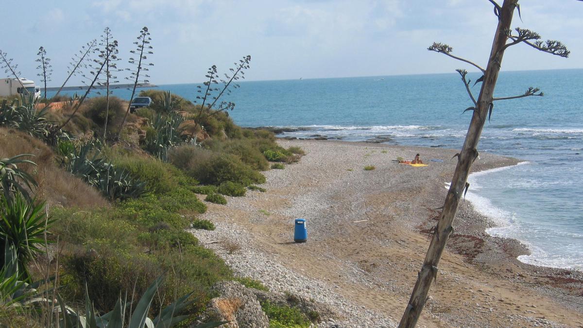 Playa d'Aiguaoliva en Valencia.