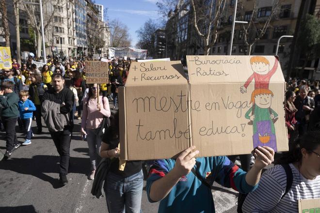 "Una altra oportunitat perduda perquè pública i concertada sortíssim unides al carrer"