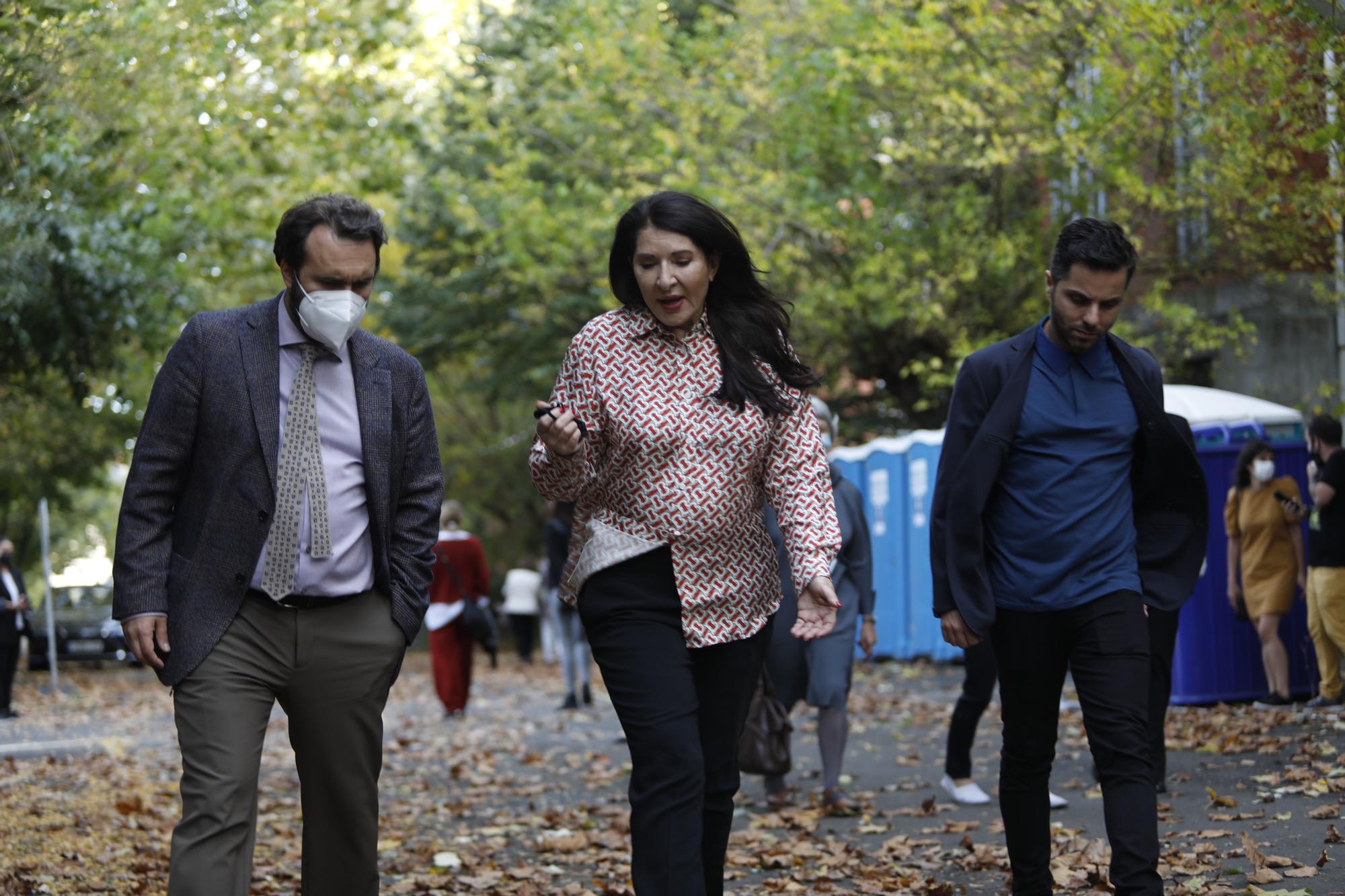 Marina Abramovic, encantada con la exposición sobre su obra en La Vega