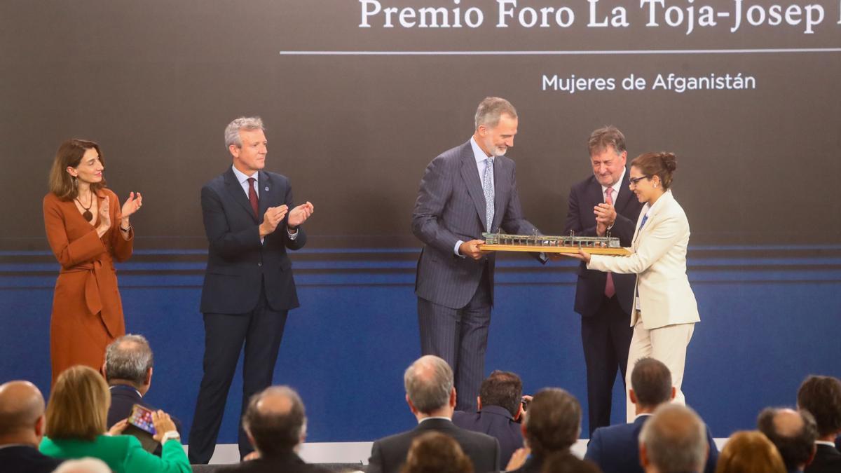 Inauguración de la V edición del Foro La Toja-Vínculo Atlántico 2023 bajo el lema 'Un mundo incierto', presidido por el Rey Felipe VI POR ELREY FELIPE VI en la Isla de A Toxa, en Pontevedra.