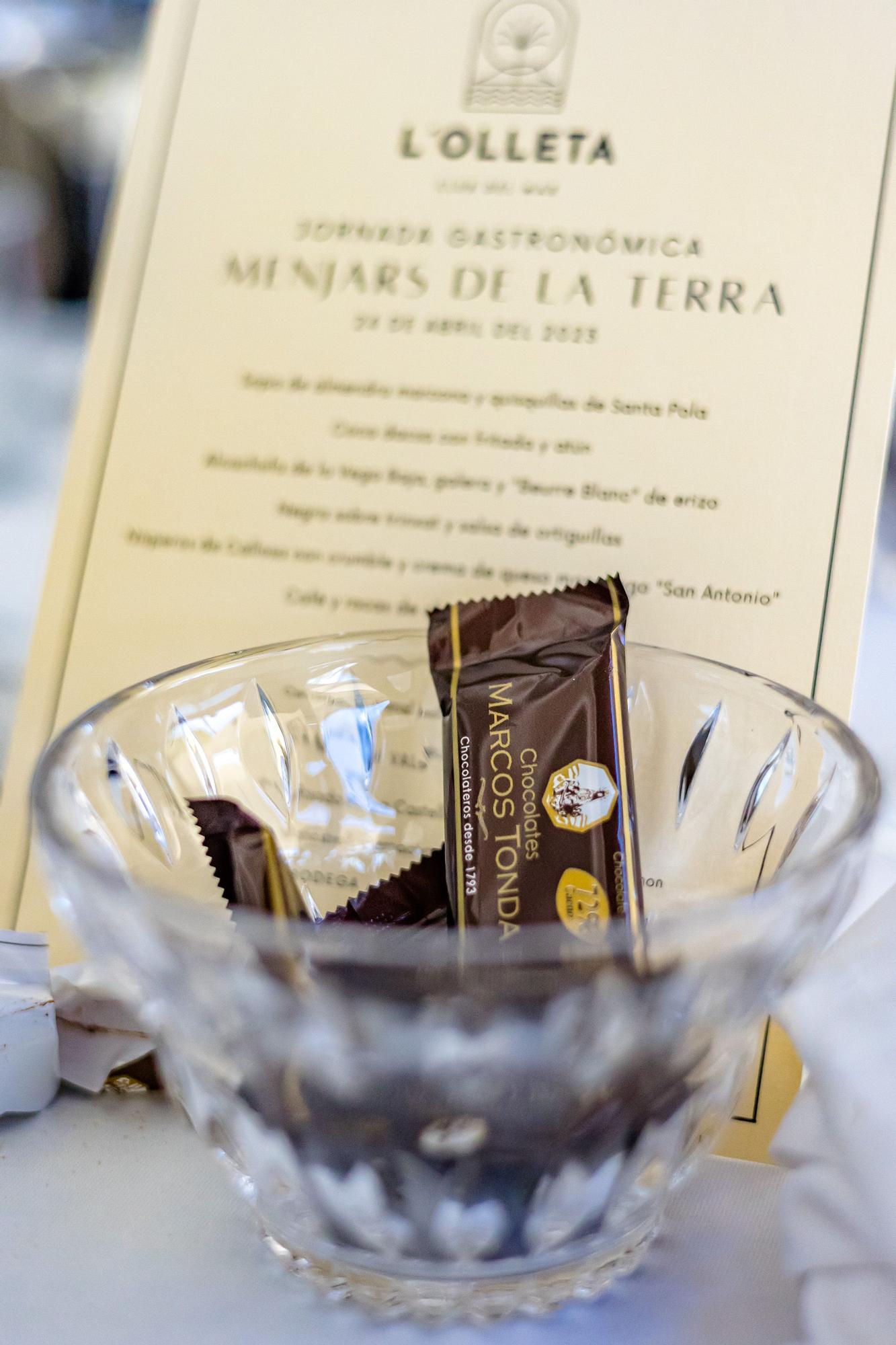 Menjars de la Terra en el restaurante L'Olleta en Altea