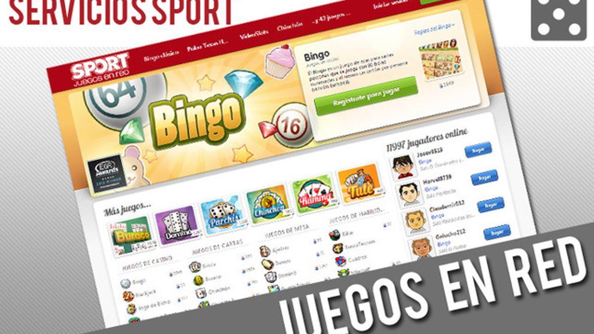 Diviértete con los juegos en red de SPORT