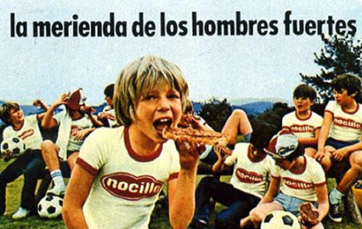 Enric Escudé, en el anuncio de Nocilla.