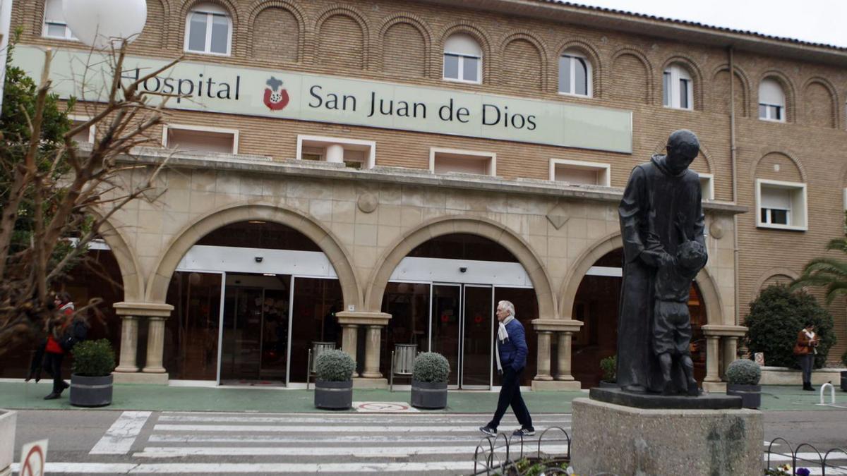 El extraño fallecimiento registrado en Zaragoza se certificó en dos ocasiones en el hospital San Juan de Dios.