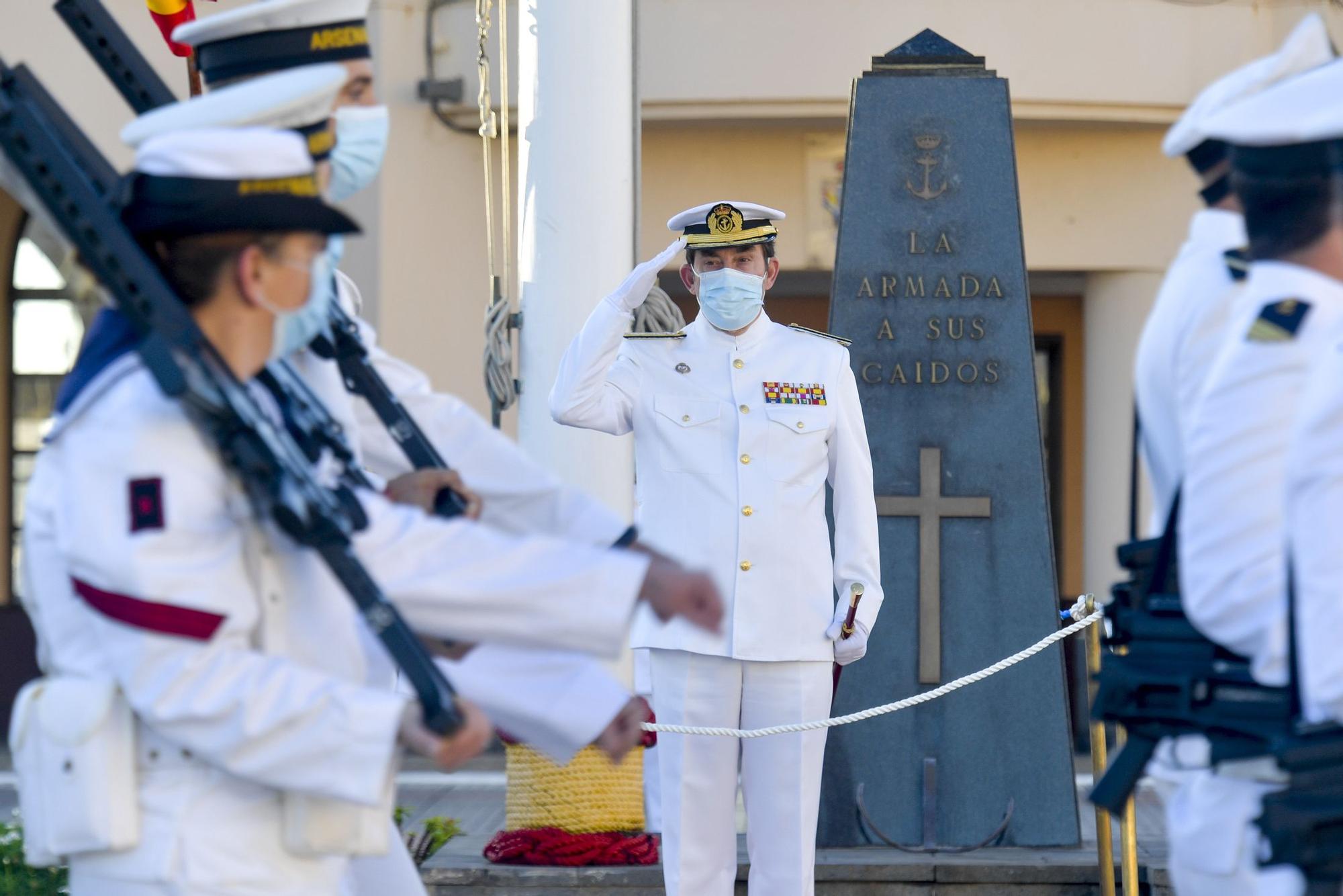 Visita del jefe del Estado Mayor de la Armada a Las Palmas de Gran Canaria