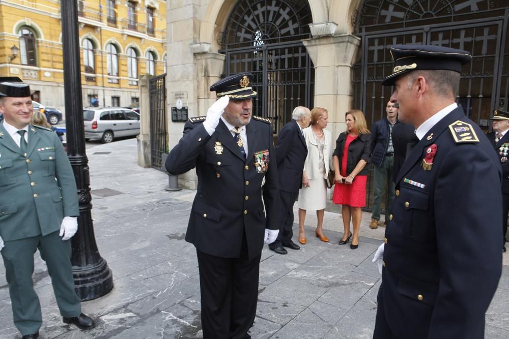 Celebración de la fiesta Policía Nacional en Gijón