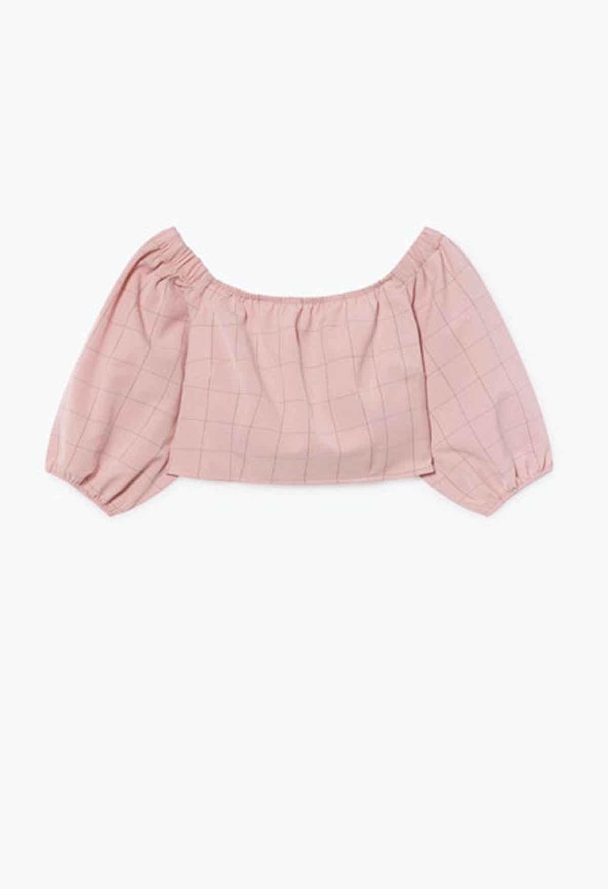 Rebajas en Lefties: top de cuadros rosa