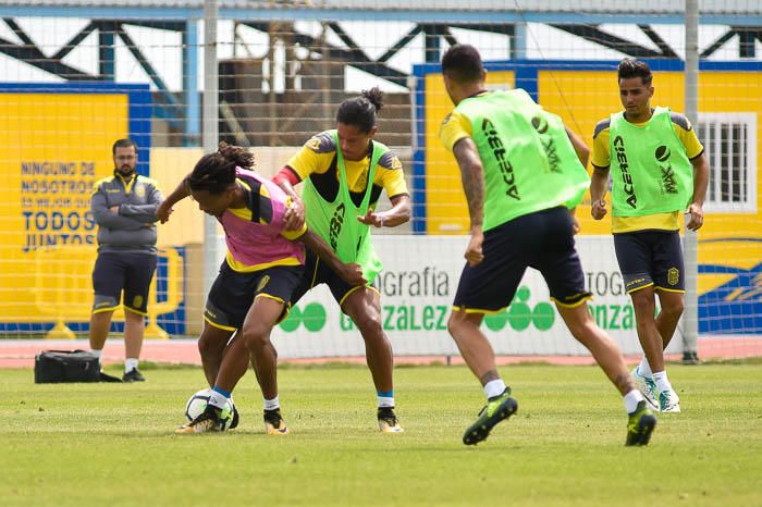 Entrenamiento de la Unión Deportiva Las Palmas