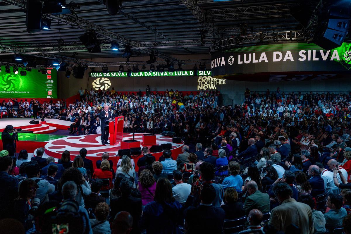 Sesión plenaria de líderes mundiales de la GMP. Intervención de Lula da Silva Sesión plenaria de líderes mundiales de la GMP. Intervención de Lula da Silva