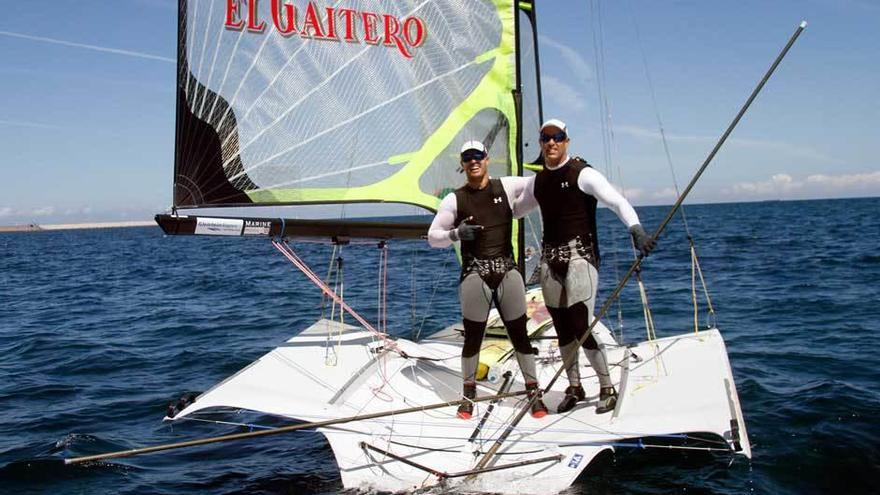 Arturo y Federico Alonso Tellechea, tras una regata.