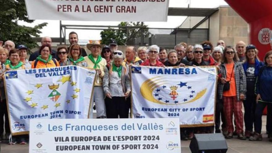 Manresa participa a les Franqueses del Vallès en la cloenda del cicle de passejades per a la gent gran