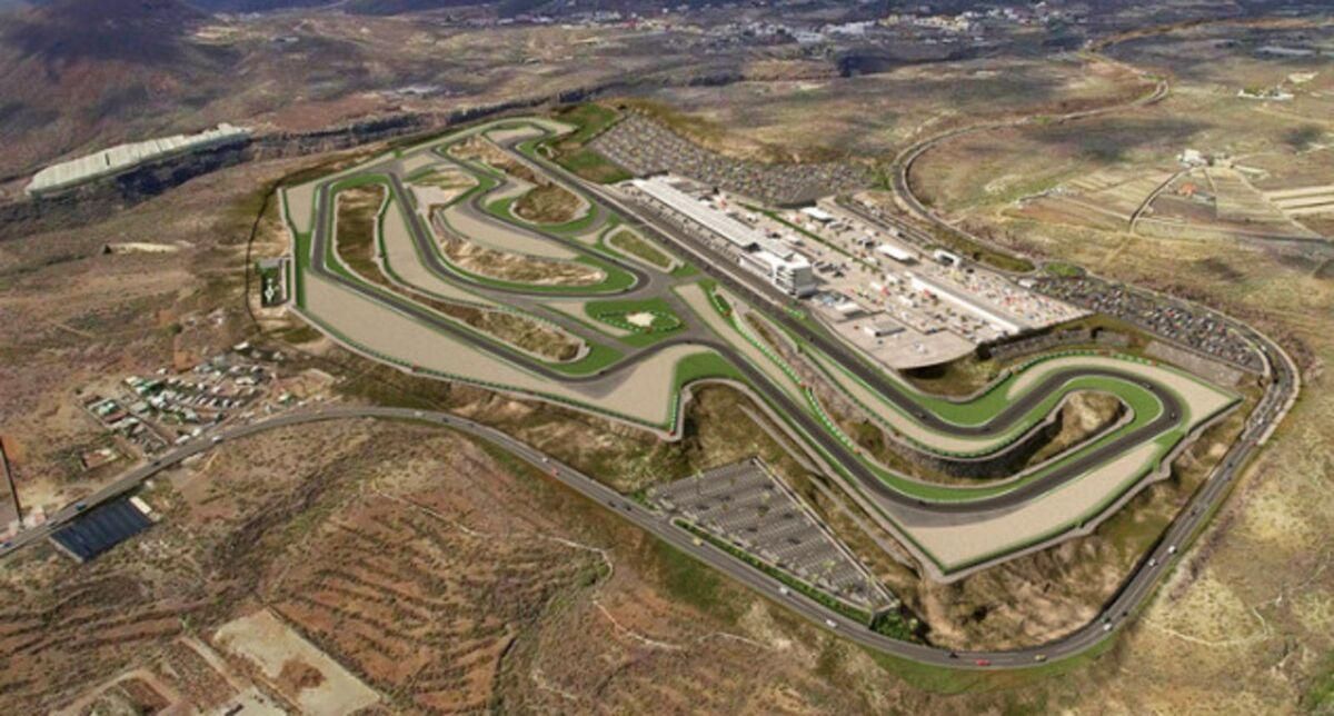 infografia del Circuito del Motor de Tenerife